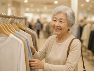 デパートで服を選ぶプラン